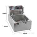 6l en acier inoxydable électrique fryer cuisine machines fritadeira